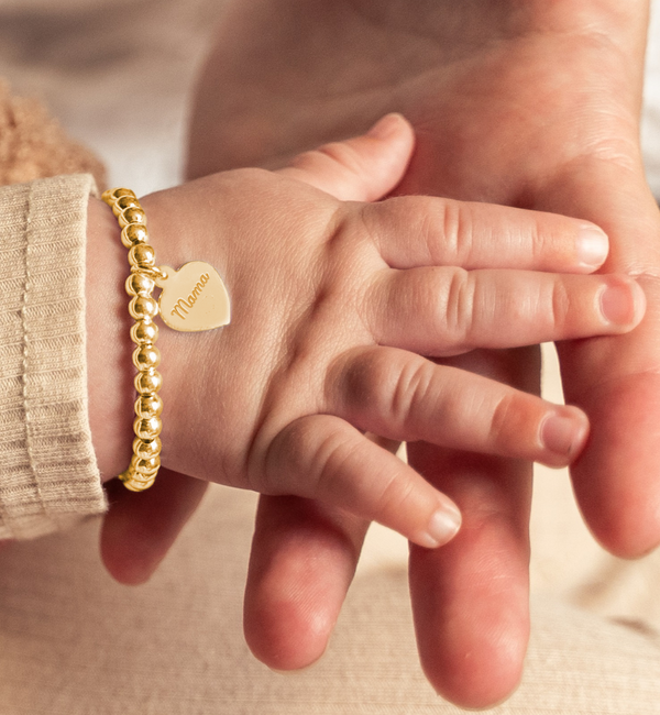 KAYA sieraden Kraamcadeau met naam I Armband met gravure