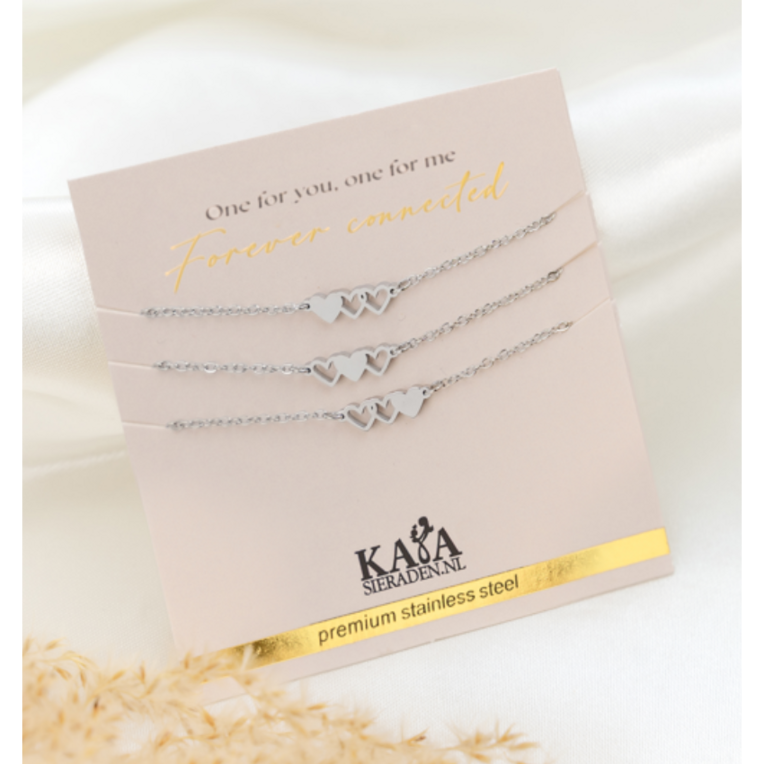 Nova perola, layering kettingen en armbanden - KAYA Sieraden