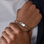 KAYA sieraden Boys' Braided Leather Bracelet with Engraving