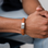 KAYA sieraden Heren Armband Leer 11mm