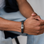 Gegraveerde sieraden Men's Leather Bracelet with Fingerprint and Name
