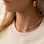 KAYA sieraden Pearl Necklace ‘Vintage’ with Clasp | Stainless Steel