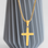 KAYA sieraden Steel men's cross chain | Gold