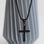 KAYA sieraden Stalen herenketting Kruis | Stainless Steel