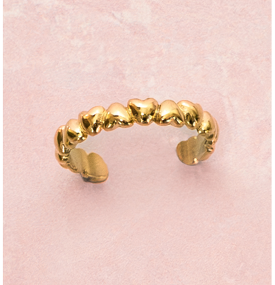 KAYA sieraden Ring 'Hearts' | Stainless Steel