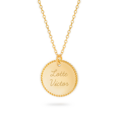 KAYA sieraden Beaded Ketting 2 Namen I 18 mm