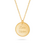 KAYA sieraden  Necklace with 2 Names 'Beaded Disc'
