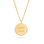 KAYA sieraden Coin ketting  met namen I 16mm