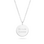 KAYA sieraden Coin ketting  met namen I 16mm