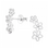 KAYA sieraden Silver children’s earrings ‘Open Flower’ - Copy