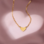 KAYA sieraden Chain necklace ‘Heart with Name’ | Stainless Steel