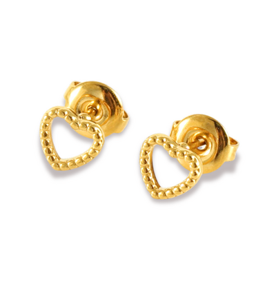 KAYA sieraden Earrings Hearts White | Stainless Steel - Copy - Copy