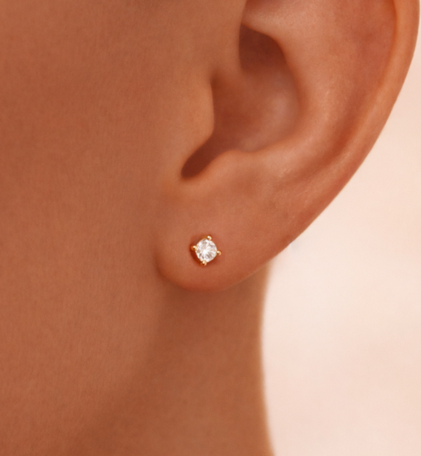 KAYA sieraden Studs met Kristal |  Stainless Steel