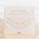KAYA sieraden Sister necklaces set of 2 hearts