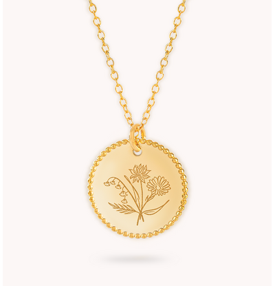 KAYA sieraden Eid al-Fitr cadeau I Ketting met geboortebloemen