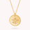 KAYA sieraden  Eid al-Fitr gift | Coin necklace with birth flowers