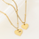 KAYA sieraden Girlfriend Necklace Set with Hearts
