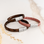 KAYA sieraden Family Bracelet Set with Engraving Braided Leather | Father - Son - Mother
