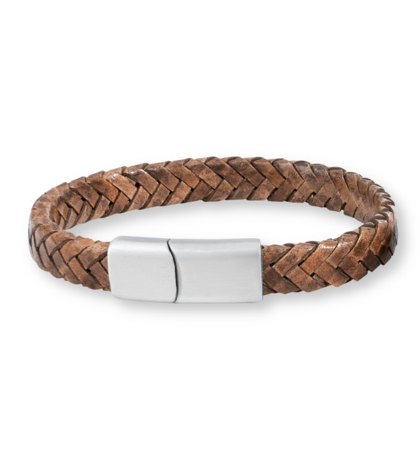 KAYA sieraden Family Bracelet Set Without Engraving Braided Leather | Father-Son-Mother-Daughter