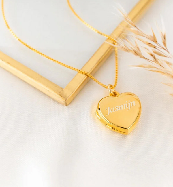 KAYA sieraden Ketting met naam 'Medaillon'