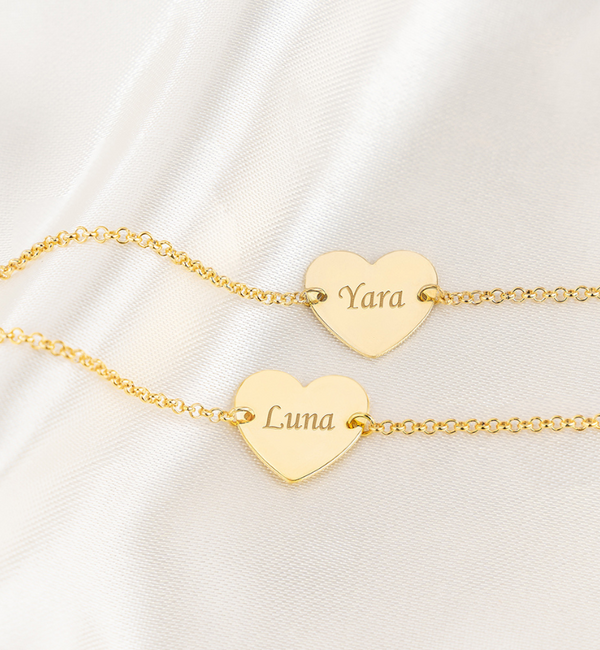 KAYA sieraden Gepersonaliseerde Armband 'Sweetheart'