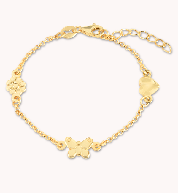 KAYA sieraden Ramadan Eid armbandje met 3 bedeltjes