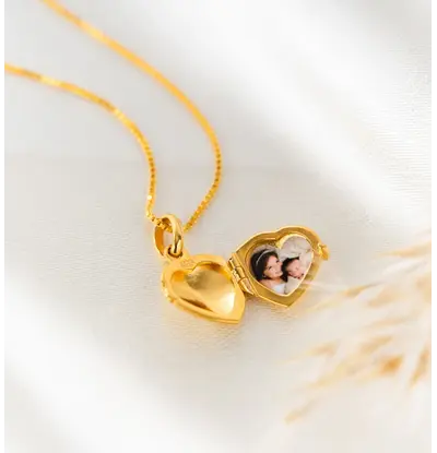 KAYA sieraden Medallion necklace ‘Vintage Heart’ - Copy