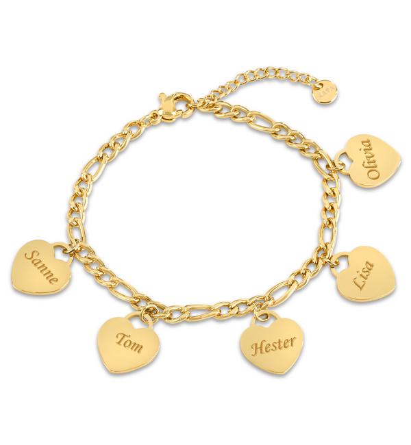 KAYA sieraden Armband met Namen | Stel Zelf Samen | Stainless Steel