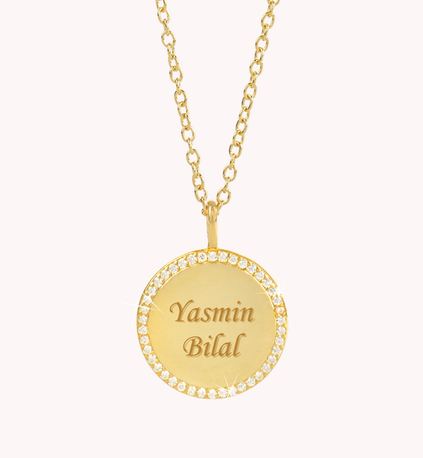 KAYA sieraden Ramadan Ketting met Naam I Zirkonia steentjes