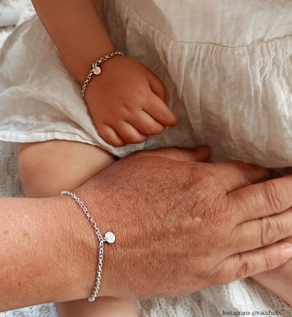 KAYA sieraden Bedelarmband met 1 letter 'Initials'