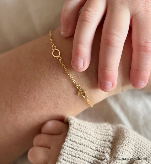 KAYA sieraden Bracelet with Letters of Your Choice