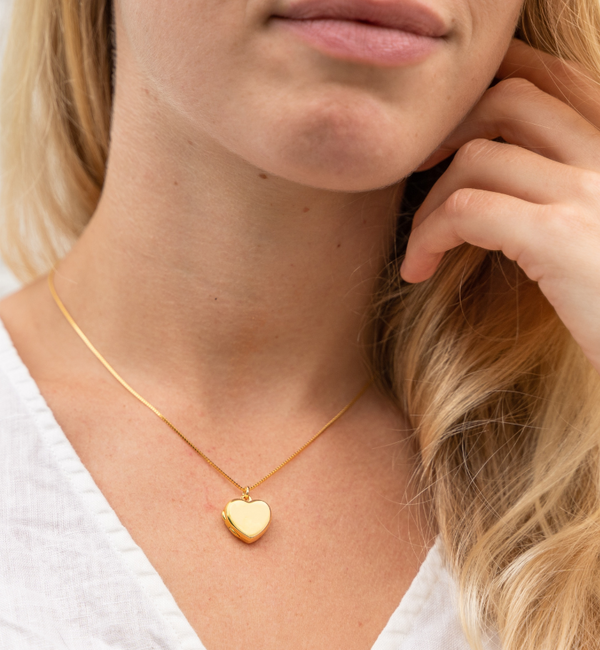 KAYA sieraden Ketting  Medaillon Hartje