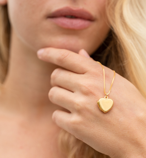 KAYA sieraden Ketting  Medaillon Hartje