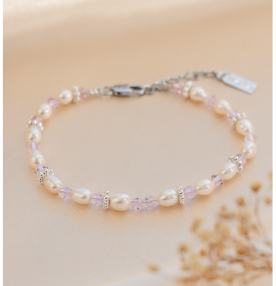 KAYA sieraden Armband Infinity Pink