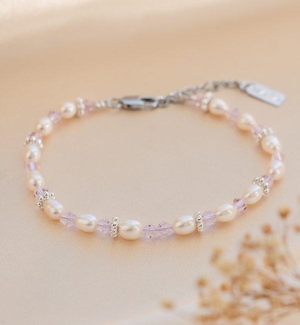 KAYA sieraden Armband Infinity Pink