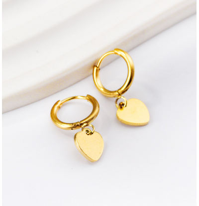 KAYA sieraden Heart Earrings | Stainless Steel