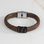 KAYA sieraden Jongens armband met naam Leer Rock My World