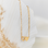 KAYA sieraden Children's necklace with two hearts