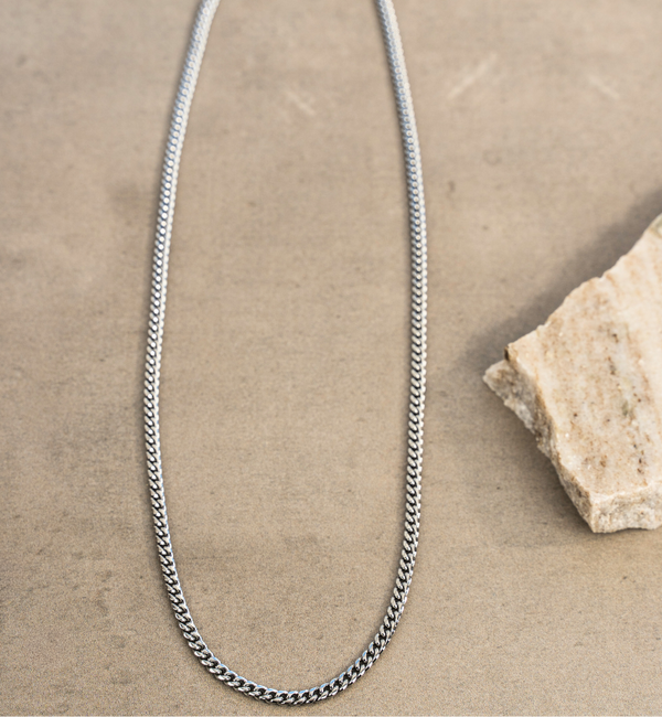 KAYA sieraden Stalen Gourmet Sieradenset Heren Zilver | 6 mm