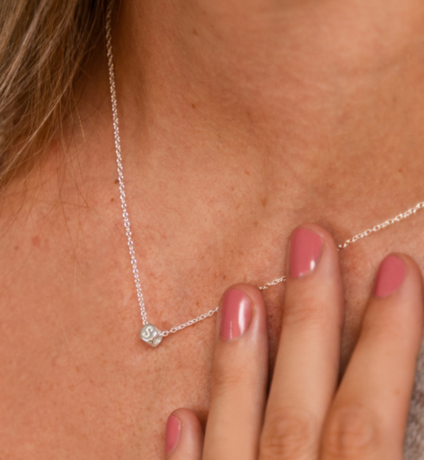 KAYA sieraden Ketting met Letter 'Cubes' | 1 Initiaal