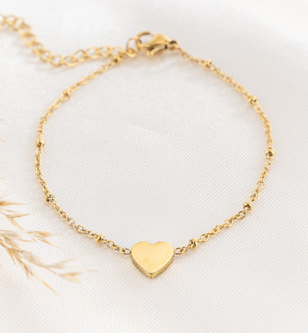 KAYA sieraden Kinderarmband  'Lovely' Bolletjes | Stainless Steel