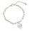 KAYA sieraden Bracelet with Name | 1 Heart | Stainless Steel