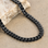 KAYA sieraden Men’s stainless steel gourmet jewelry set black | 6 mm