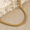 KAYA sieraden Vader of Moeder  en Zoon Stalen Gourmet Armbanden Set Goud | 4 mm