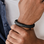 KAYA sieraden Leren Armband Rock I Zonder graveerbedel