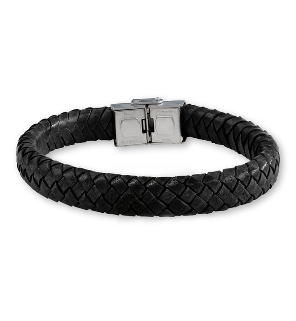 KAYA sieraden Leren Armband Rock I Zonder graveerbedel