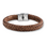 KAYA sieraden Leather Bracelet Rock