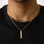 KAYA sieraden Men's Bar Chain with Name