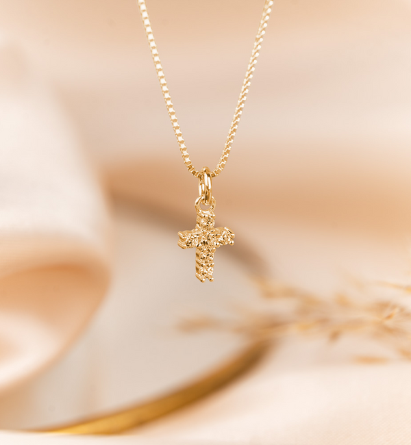 KAYA sieraden Ketting 'Crystal Cross'