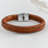 KAYA sieraden Leather Bracelet Rock